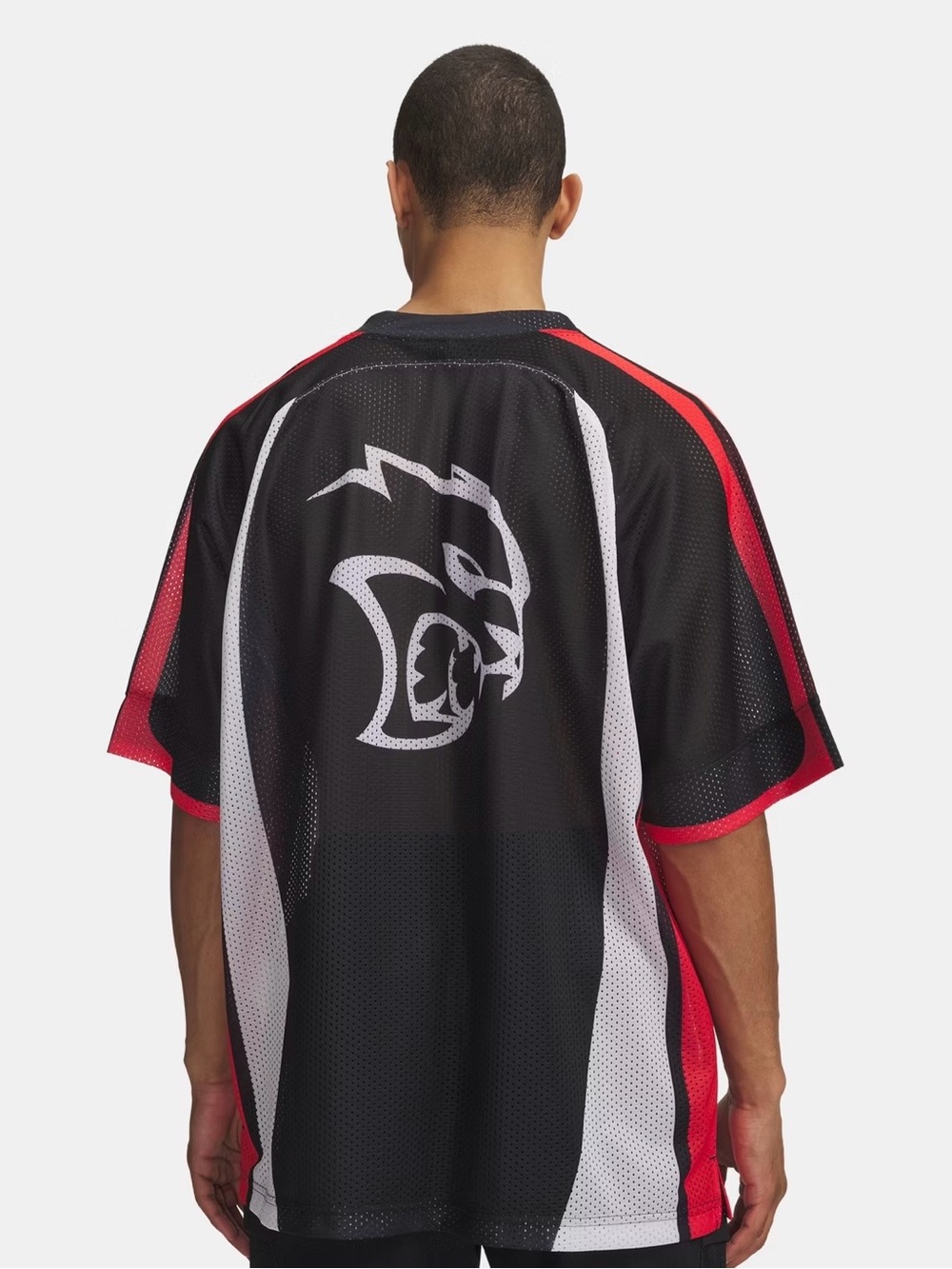 Under Armour X Dodge Black, Red & White SRT Mesh Sports Jersey - Picture 2 of 2